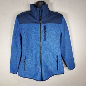 World Wide Sportsman Echo Windproof Blue Full-Zip Jacket Womans Large